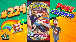 Secret Rare Pulled! Poke #Shorts #224 | Sword & Shield | Pokemon Cards Opening