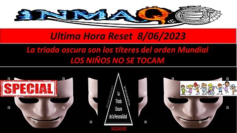 La triada oscura son los títeres del orden Mundial LOS NIÑOS NO SE TOCAM