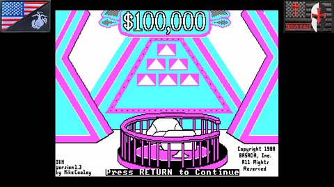 The $100,000 Pyramid (MS DOS - Attract Mode) [NA Version]