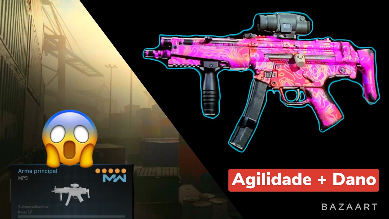 Uma ótima arma MP5 - Call of Duty: Modern Warfare