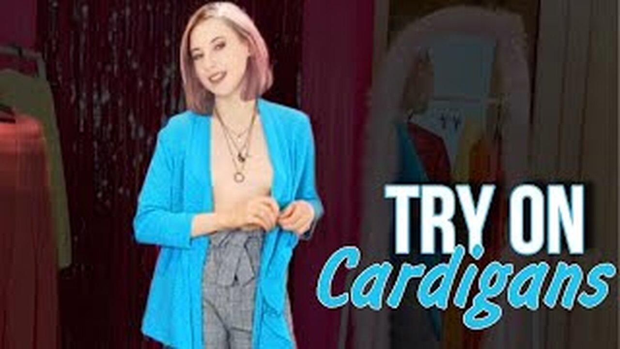 Try on Cardigans without T-shirts | Inspiring images