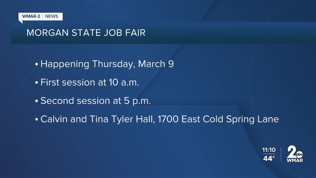 Morgan State University hosting job fair for new university officers