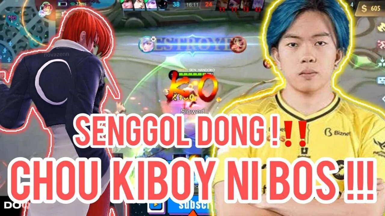 CHOU KIBOY NI BOSS | SENGGOL DONG | MOBILE LEGENDS