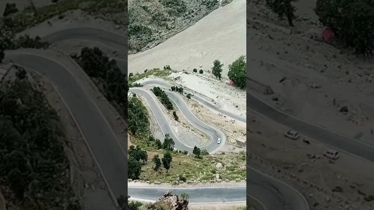 Snake Curves Of Bandarkot Road Kishtwar #shorts #viral #like #subscribe #shortsvideo #comment