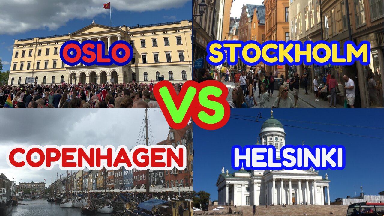 🇳🇴 OSLO vs 🇸🇪 STOCKHOLM vs 🇫🇮 HELSINKI vs 🇩🇰 COPENHAGEN - which Nordic Capital is best? 🤔
