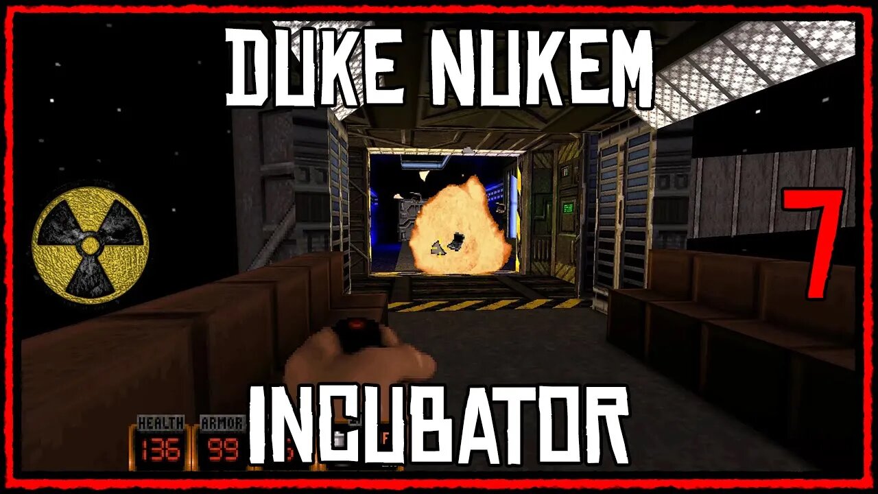 Duke Nukem 3D Playthrough Part 7 - Incubator. PC Gameplay 2020