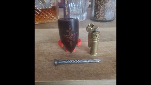 hand forged pipe tool. and pleasant impressions pipe review