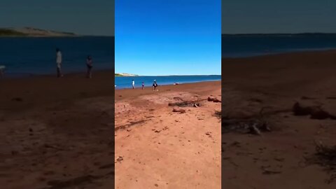 A big beach in Canada