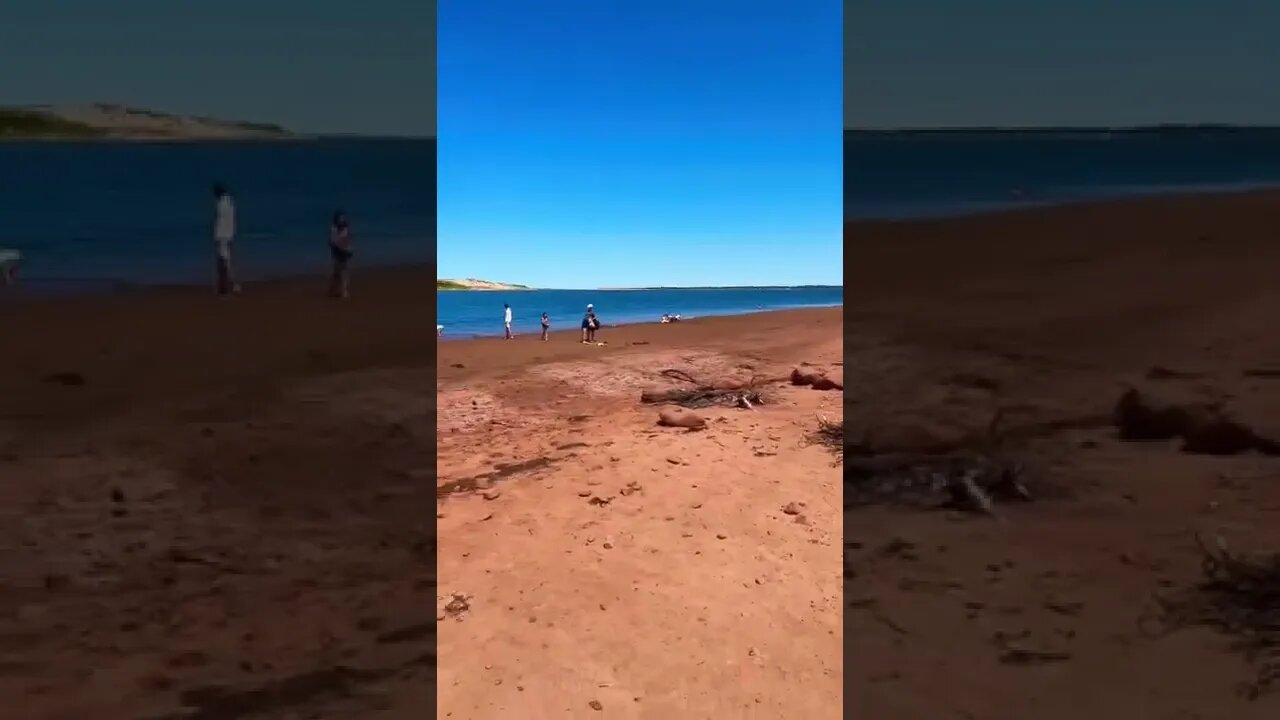 A big beach in Canada