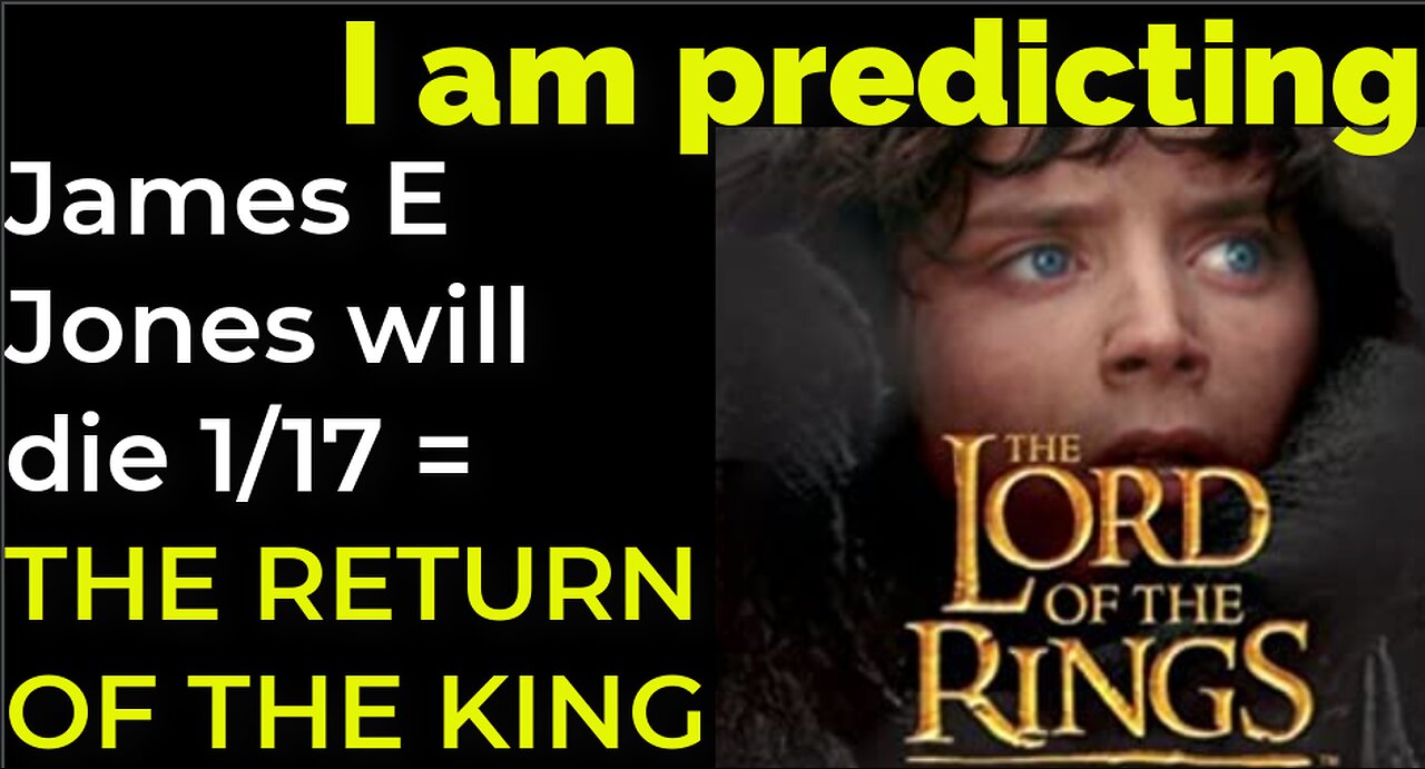 I am predicting: James Earl Jones will die on Jan 17 = THE RETURN OF THE KING