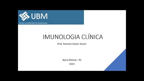 AULA 2 IMUNOLOGIA UBM