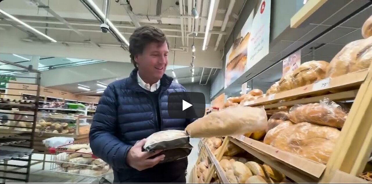 Tucker Carlson visited a grocery store in Moscow