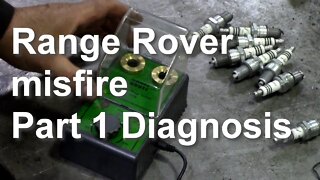 Range Rover misfire. Part 1. Diagnosis.