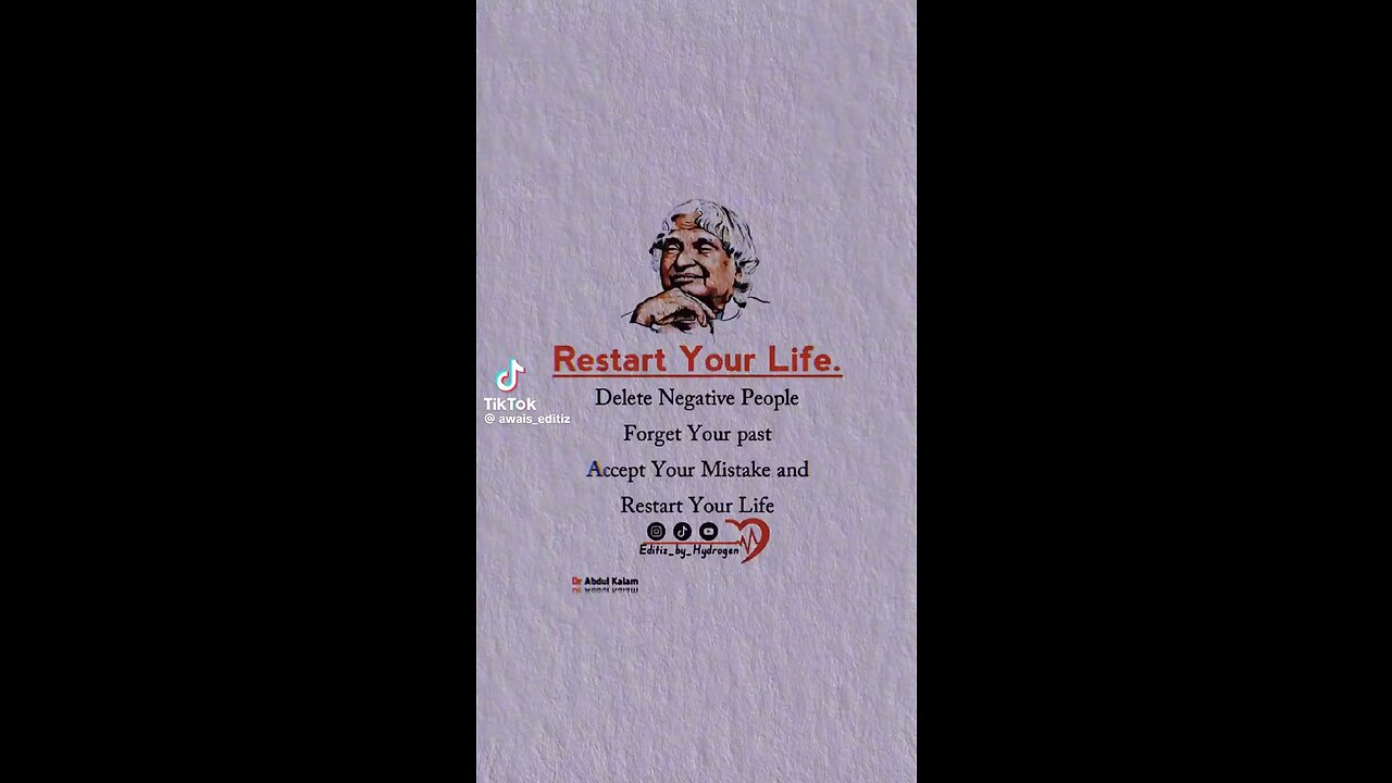 Restart your life