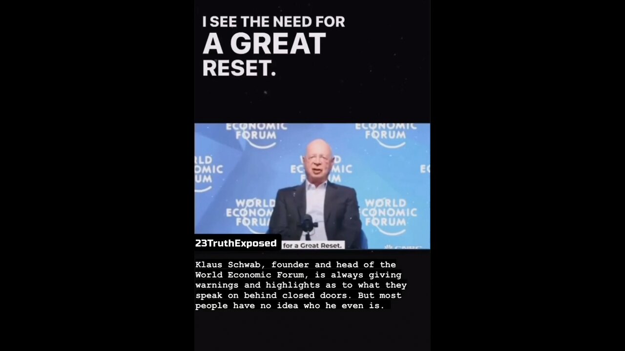 Klaus Schwab: The Mastermind of a New World Order