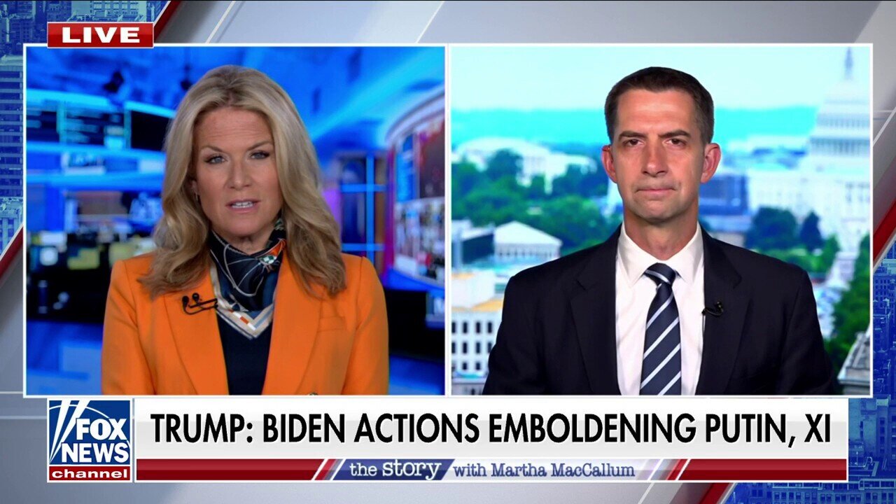 Sen. Tom Cotton: Biden Has A 'Weak, Failed Presidency'