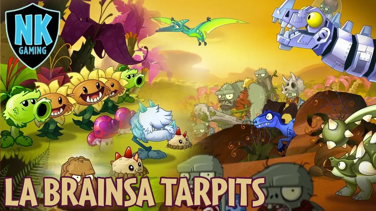 PvZ 2 - La Brainsa Tarpits - Level 129