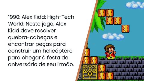 Alex Kidd - Game História