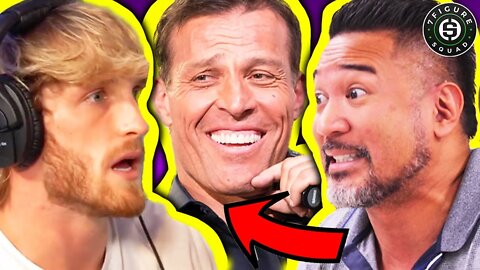 Millionaire Reaction to Tony Robbins SCHOOLS Logan Paul on How to Change Your Life FOREVER