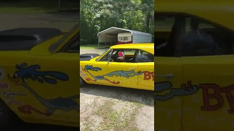 First test drive, in the yard….