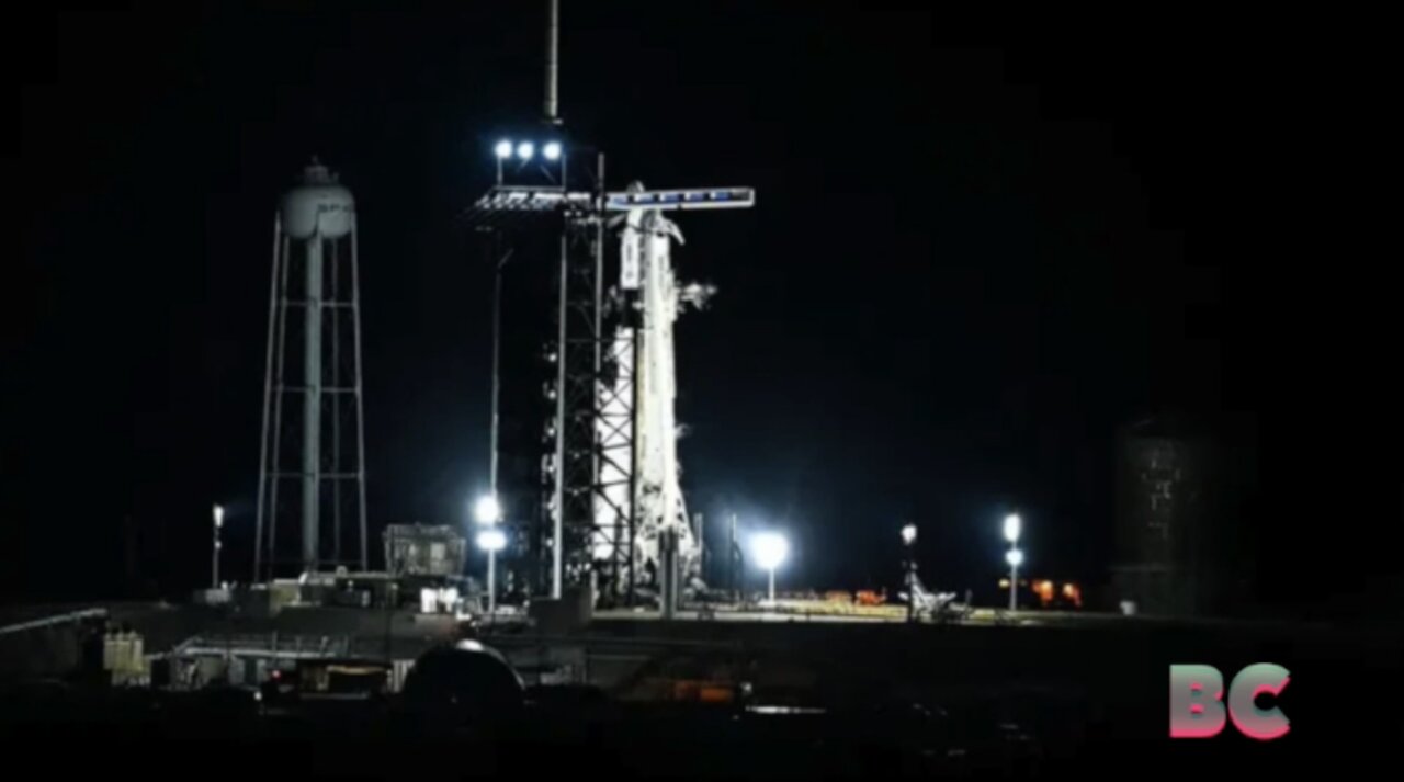 SpaceX aborts launch of four-man crew to space station just before liftoff