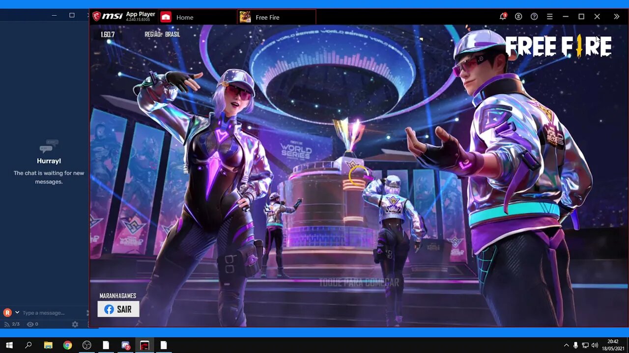 💎FREE FIRE COM OS INSCRITOS LIVE COMPLETA💎