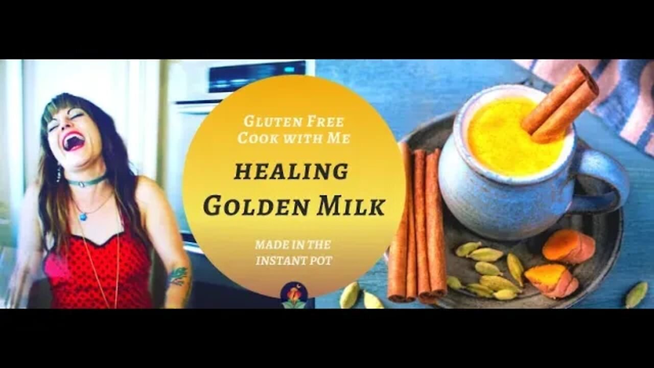 How to make anti inflammatory golden milk in the Instant Pot #cookwithme