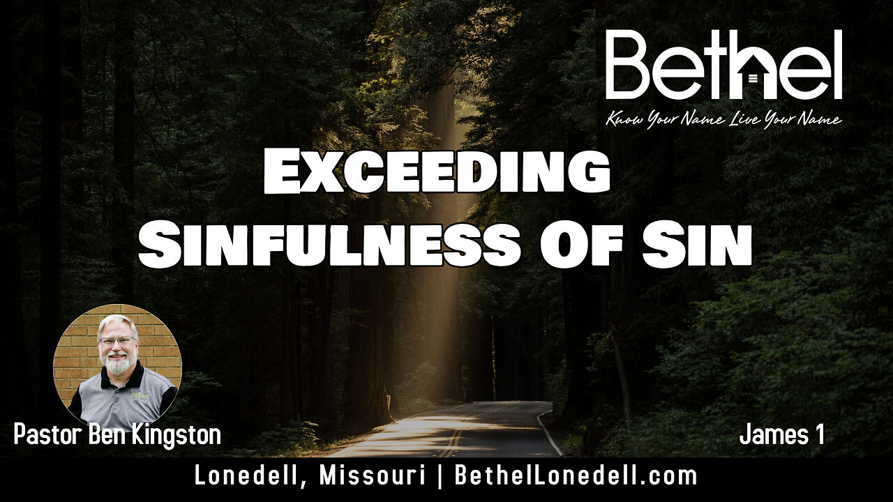 Famous Sayings 8 - Exceeding Sinfulness of Sin - July 30, 2023 PM