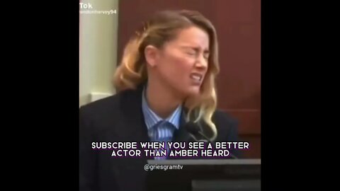 Subscribe when you see a better actor than Amber Heard