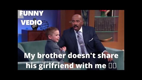 Funny vedio🤣 l My brother doesn't share his girlfriend! II STEVE HARVEY I #sabircool #entertainment