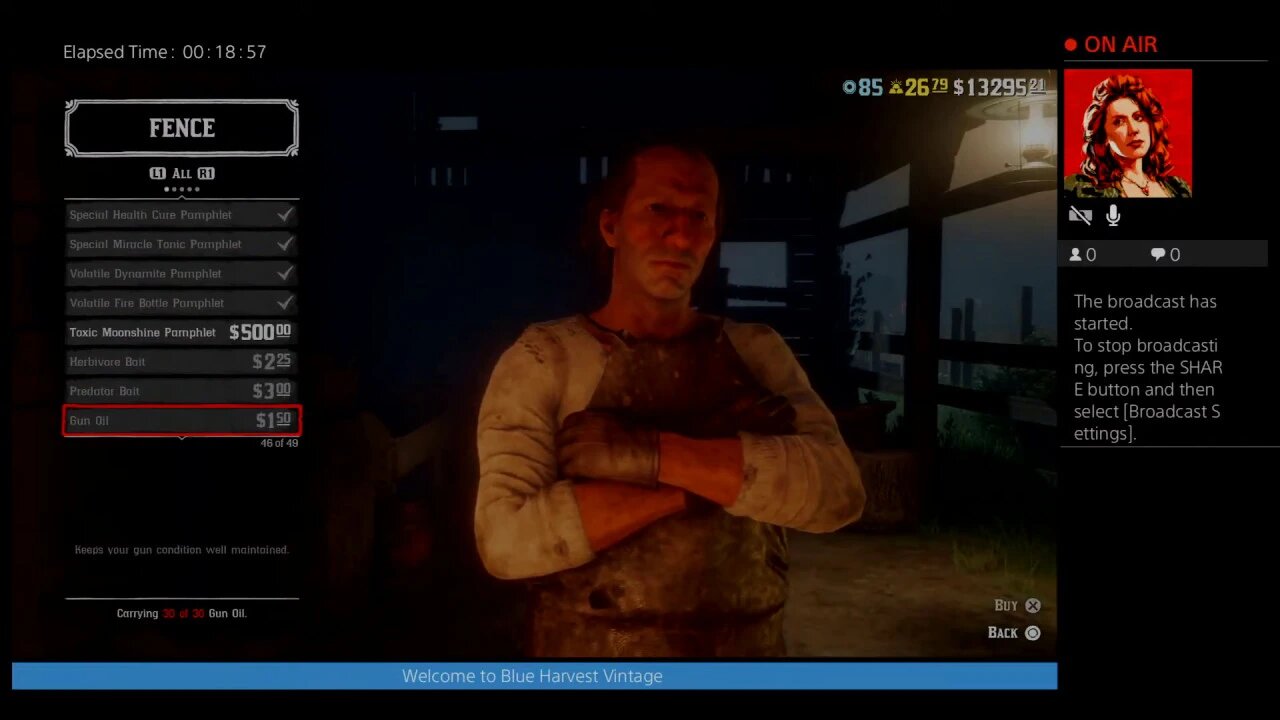 Live RDR2 Moonshine Update