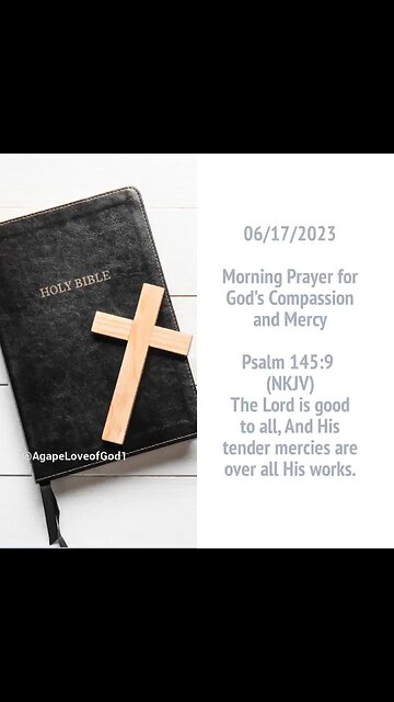 Morning Prayer for God's Compassion and Mercy #Shorts
