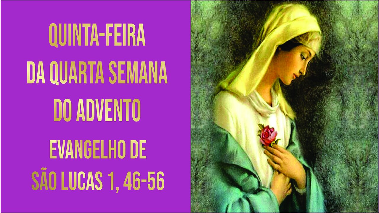 Evangelho da Quinta-feira da Quarta Semana do Advento - Ano A