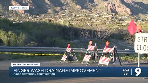 Finger Wash Improvement Project to mitigate floods in the Foothills