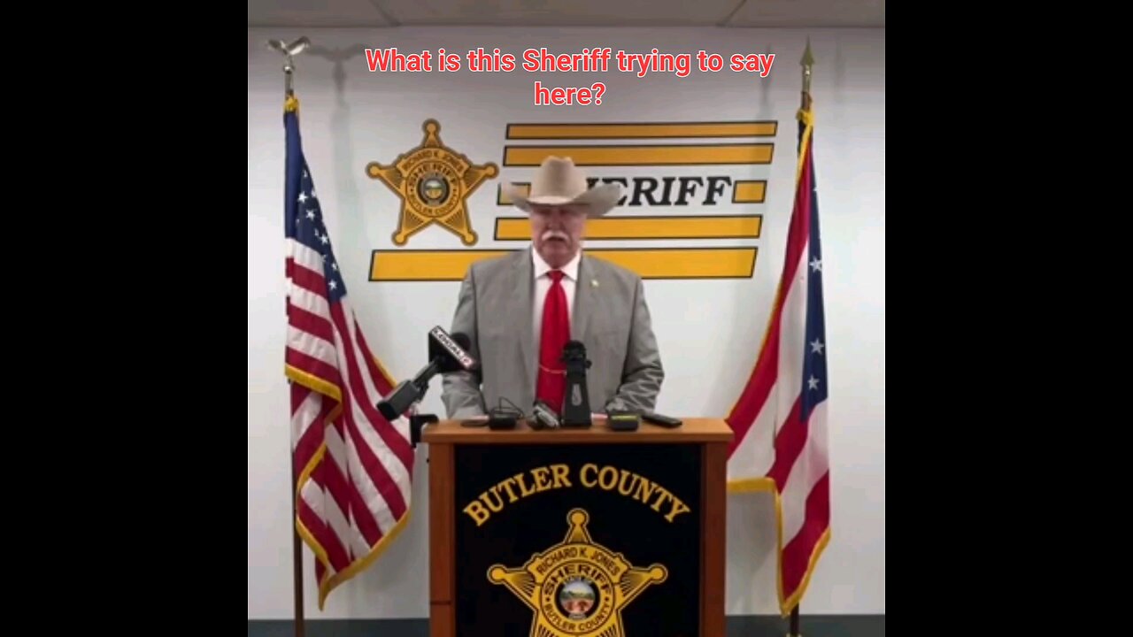 Very ominous press conference!