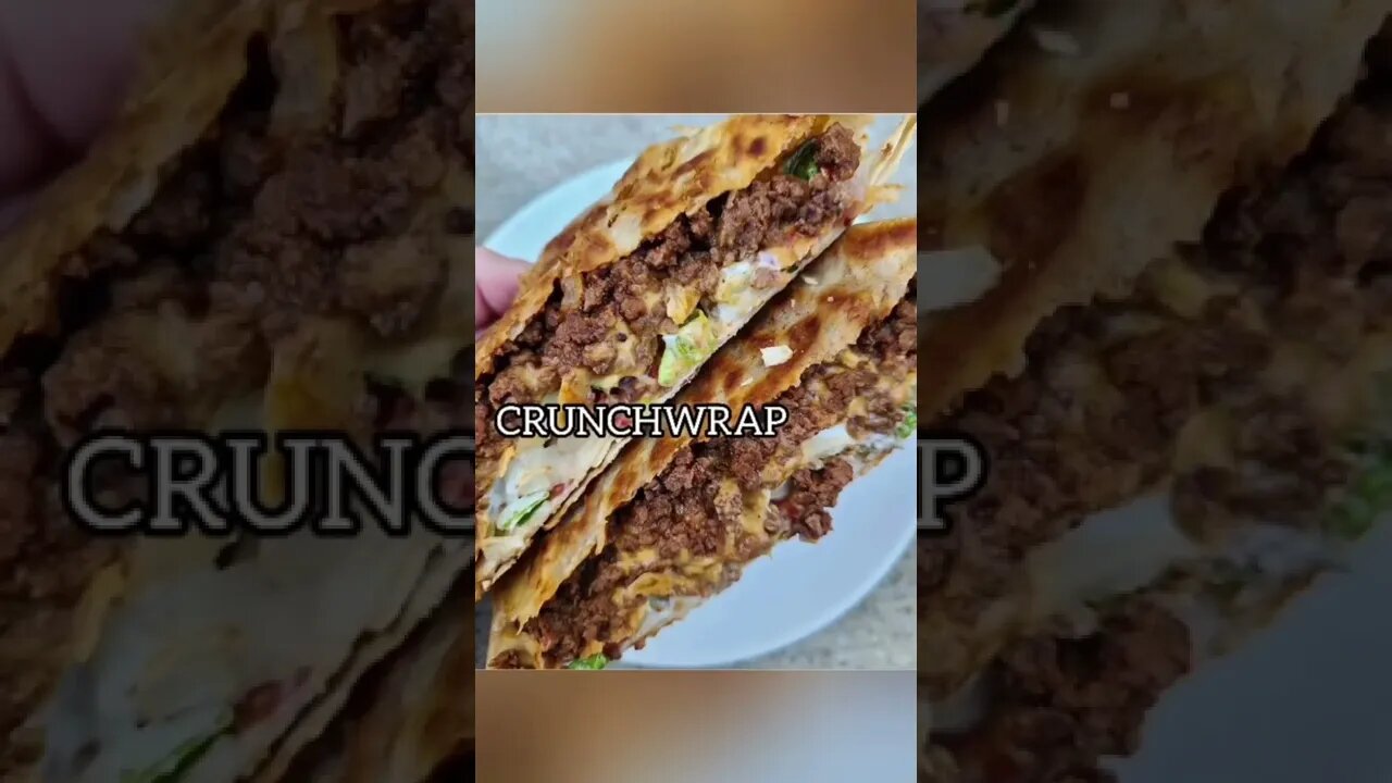 Keto Diet Recipes - Crunchwrap Supreme - Low Carb Diet #shorts