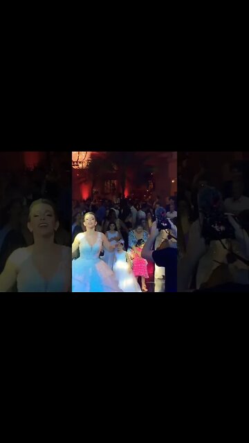 Até a noiva subiu no palco para dançar #shorts #festadecasamento #casamento #noiva #noivos #dança
