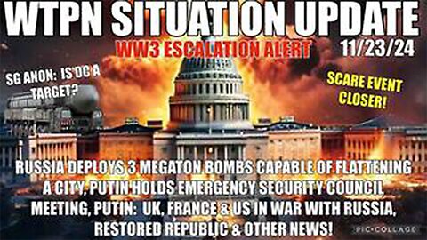 RUSSIA PREPPING FOR WAR W/UK, US & FRANCE, DEPLOYING MEGA-BOMBS, SG ANON