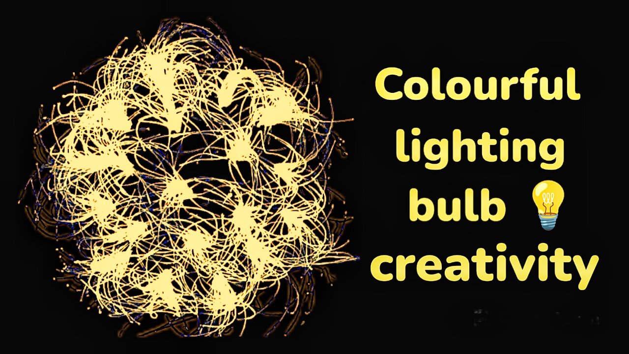 Colourful lighting bulb creativity at home. #bulb #creativity #recycle #lights #colourful