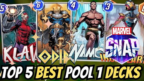 Top 5 BEST Beginner Decks in Marvel Snap in 2024 - Pool 1 Decks to Rank Up FAST!