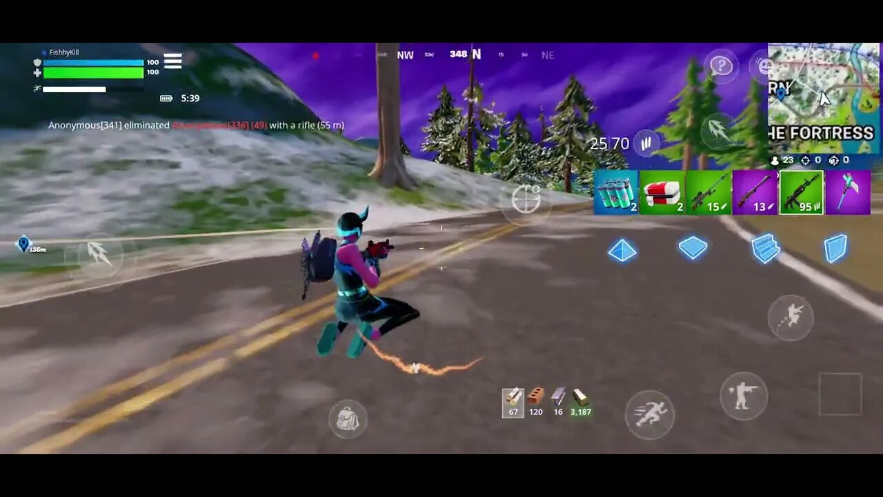 When running is not only good for health but also life saver - fortnite mobile