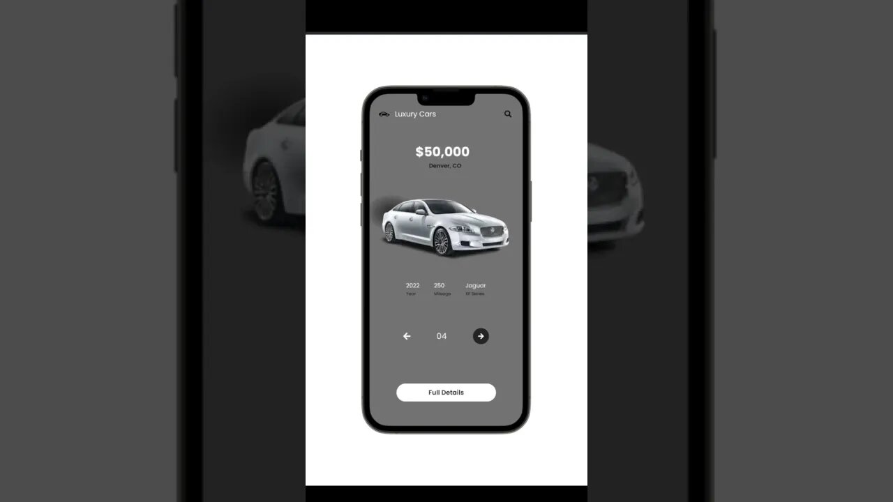 Luxury Car App In Figma 🚘