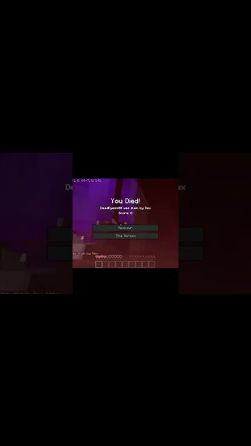 Never Go Here In Minecraft