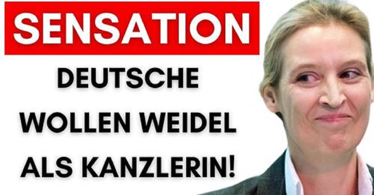 Kanzler-Direktwahl: Weidel DEUTLICH vor Scholz & Habeck!