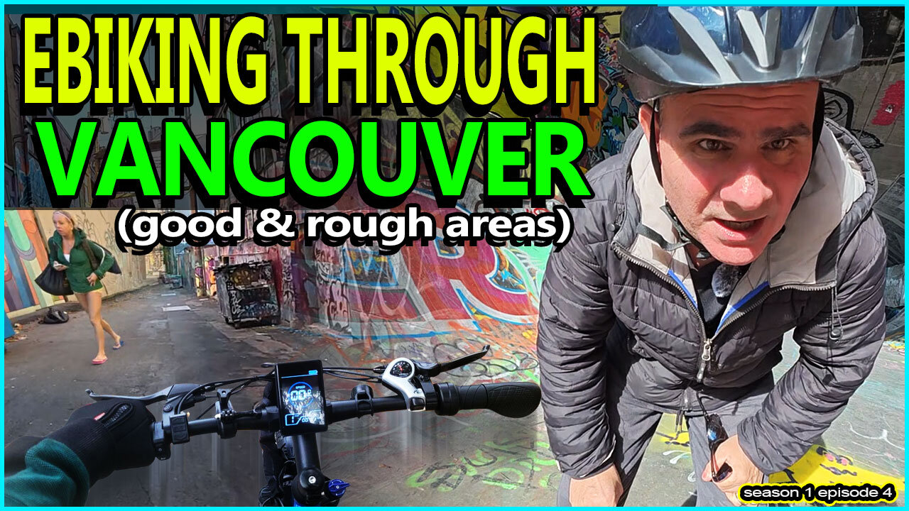 🚨 Visiting The Rough Vancouver Ghetto On The Downtown East Side #DTES & Other Areas On An E-Bike