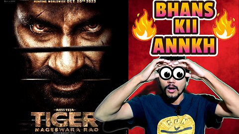 Tiger Nageswara Rao First Look (Hindi) | Ravi Teja | Official REVIEW | Official Reaction | MT
