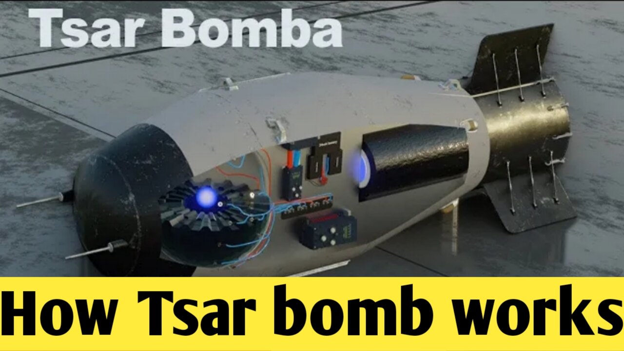 How Tsar bomb works! | Worlds biggest nuclear bomb ever detonated | learn from the base