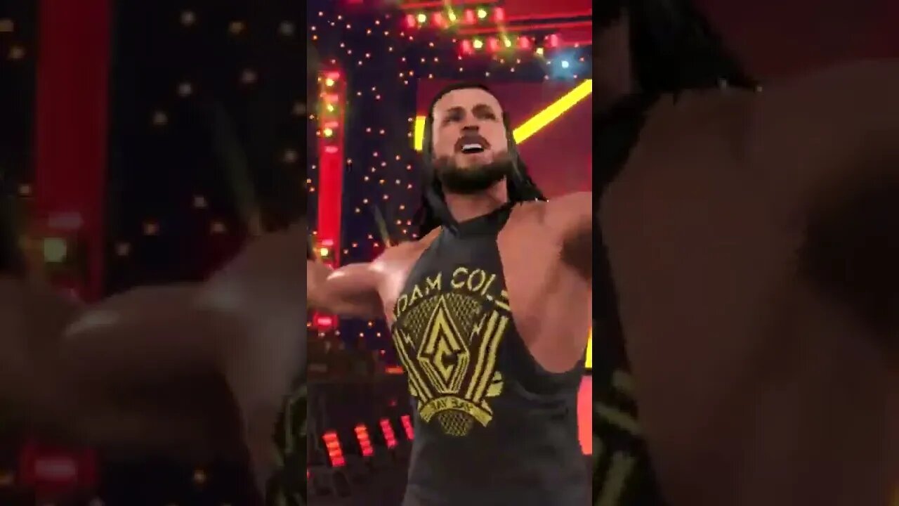 WWE 2k22 Adam Cole Entrance #shorts