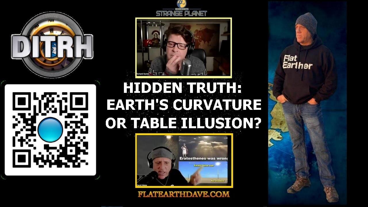 Hidden Truth: The Earth's Curvature or Flat Table Illusion? - Strange Planet Richard Syrett