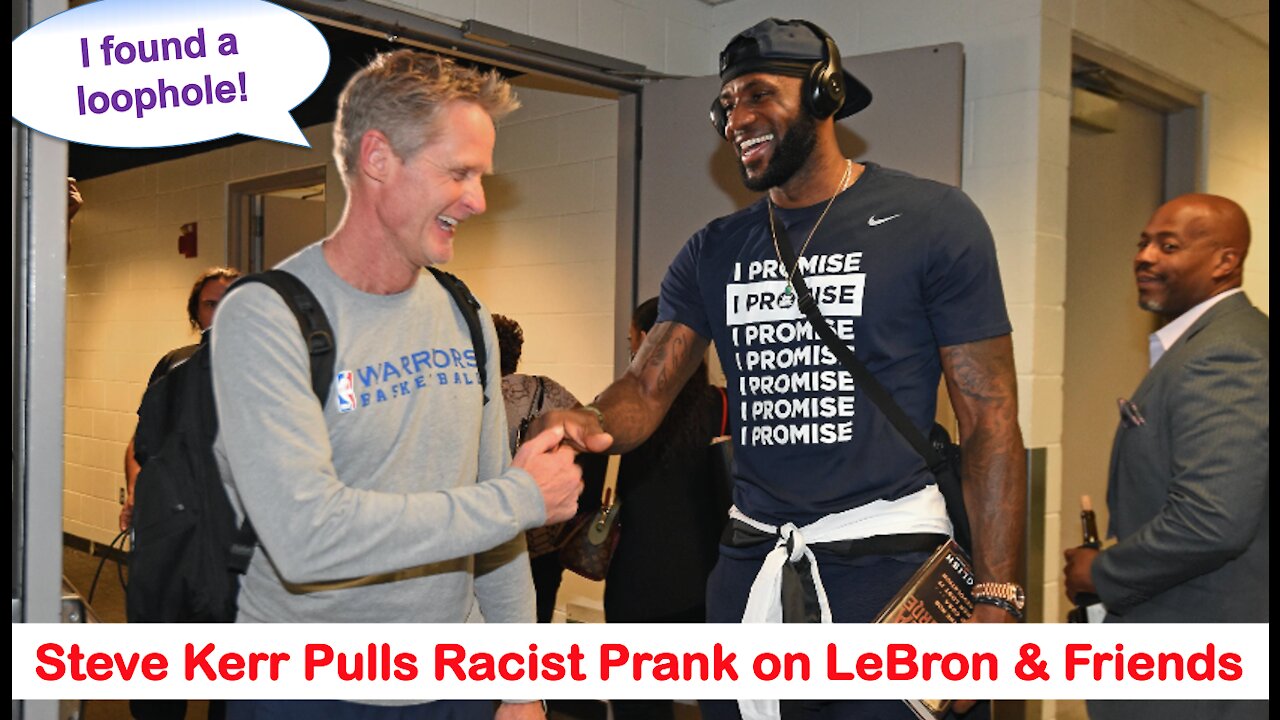 Steve Kerr Plays Racist Prank (comedian K-von doesn't approve)